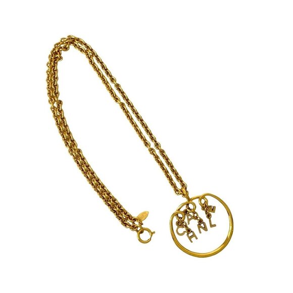 CHANEL Authentic Gold Necklace